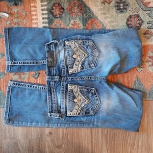 Miss Me Jeans M3330B Chloe Bootcut Rhinestone